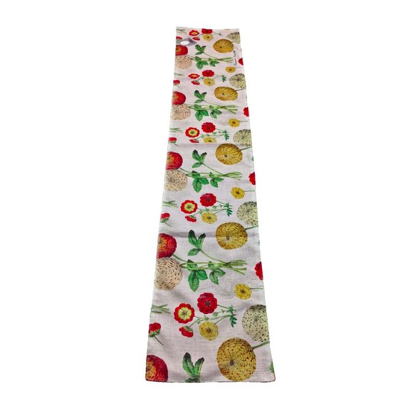Gallic Rooster Floral By Suzanne Nicoll Table Runner 13x72 inches - Picture 1 of 2